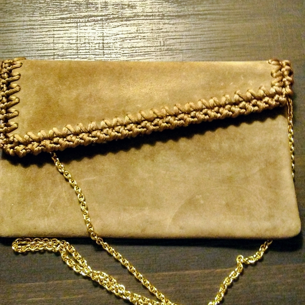 Suede handbag by Rodo